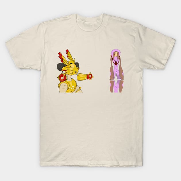 Rapidmon and Antylamon T-Shirt by mattmall